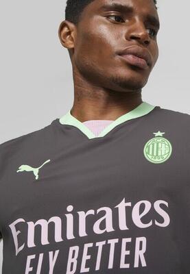 Ac milan 24/25 authentic derde voetbalshirt voor heren puma fresh mint green