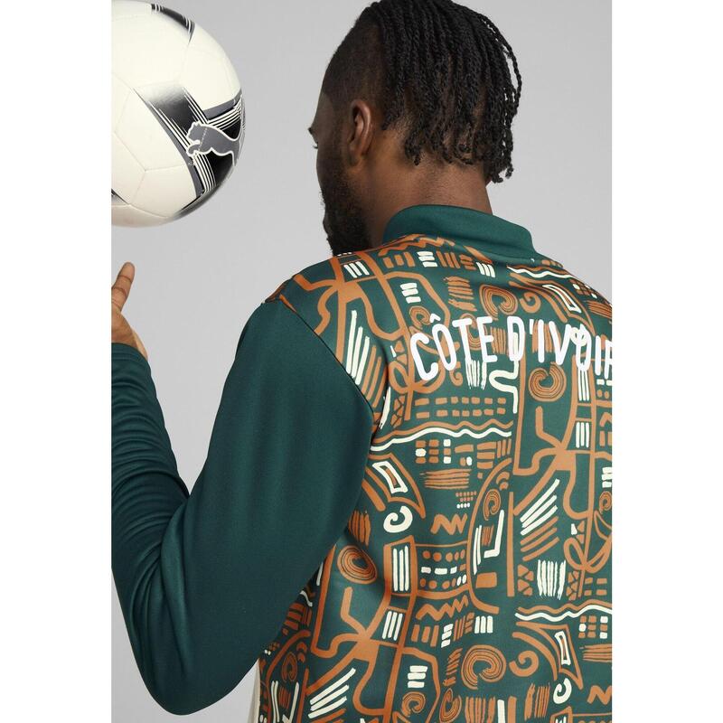 Ivory Coast 2025 Pre–match Long Sleeve Sweatshirt Men PUMA