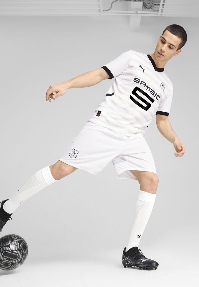 Męska koszulka wyjazdowa Stade Rennais F.C. PUMA White Black