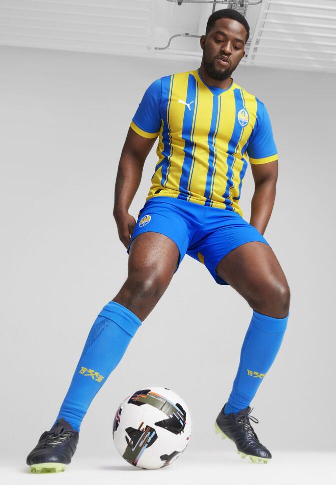 Męska koszulka FC Shakhtar Donetsk 24/25 PUMA Racing Blue Faster Yellow