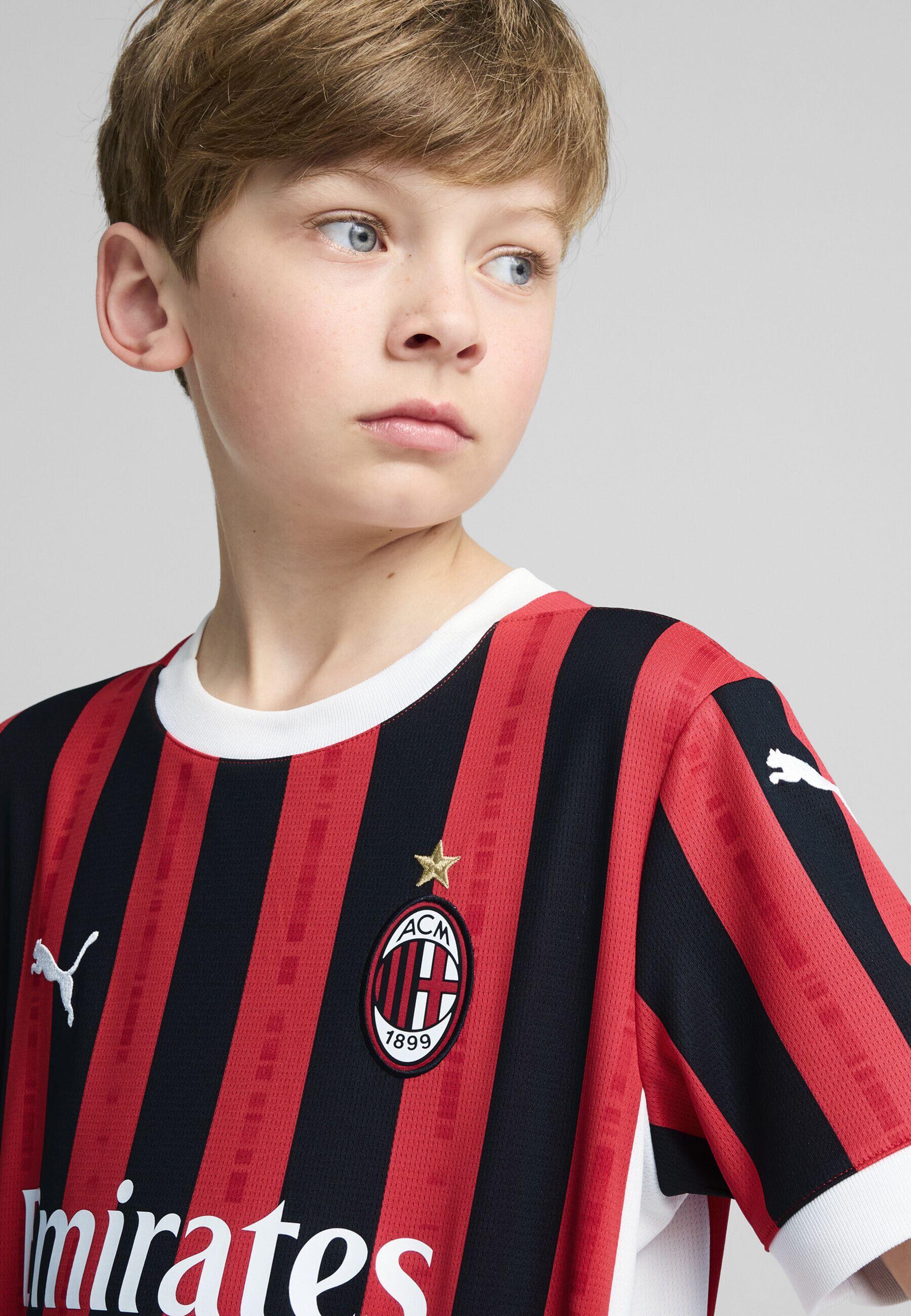 PUMA Maglia gara Home AC Milan 24/25 per ragazzi PUMA For All Time Red Black