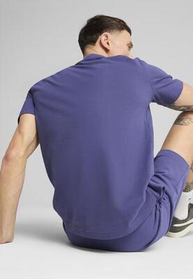 Essentials elevated t-shirt voor heren puma blue crystal