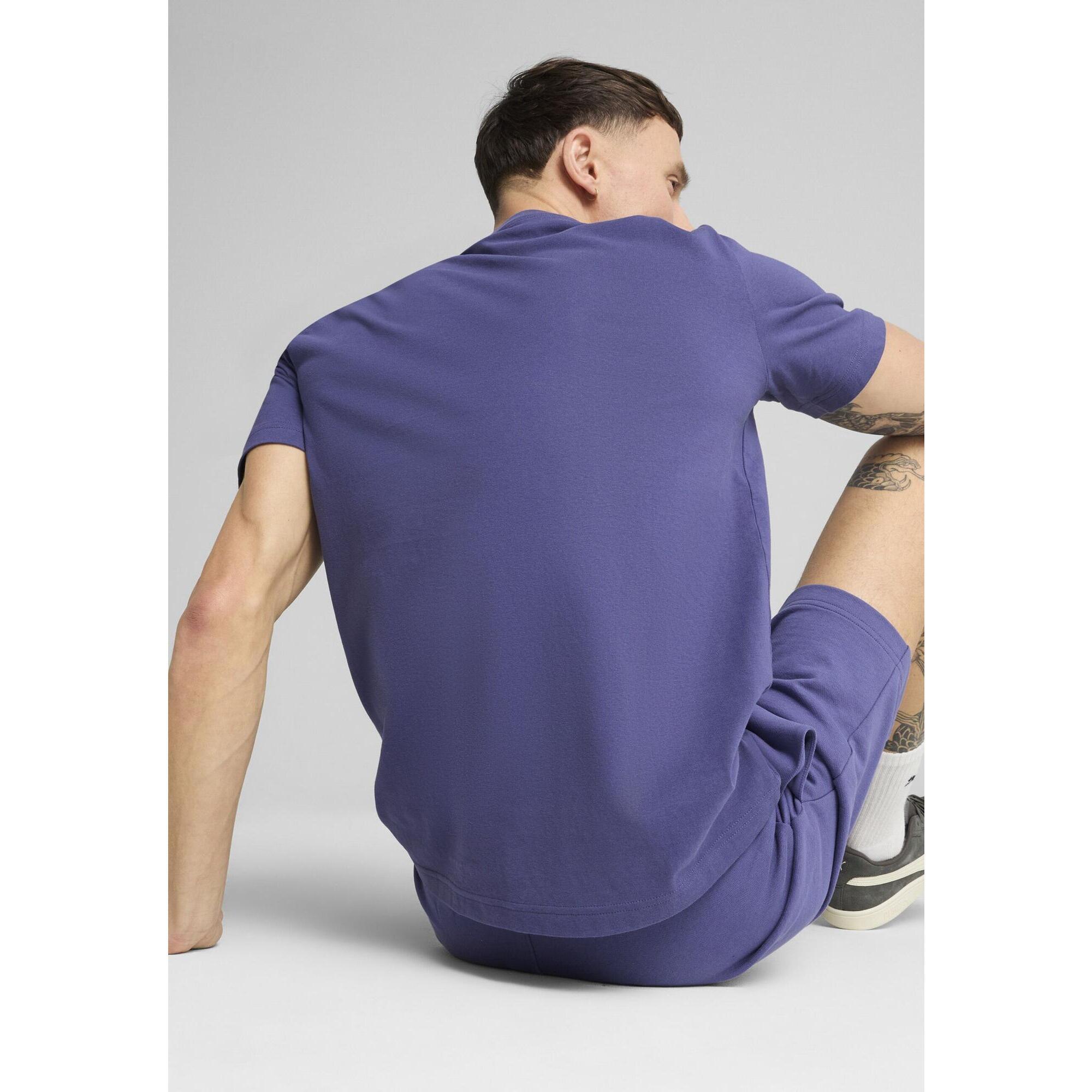 PUMA Essentials Elevated Tee Men PUMA Blue Crystal