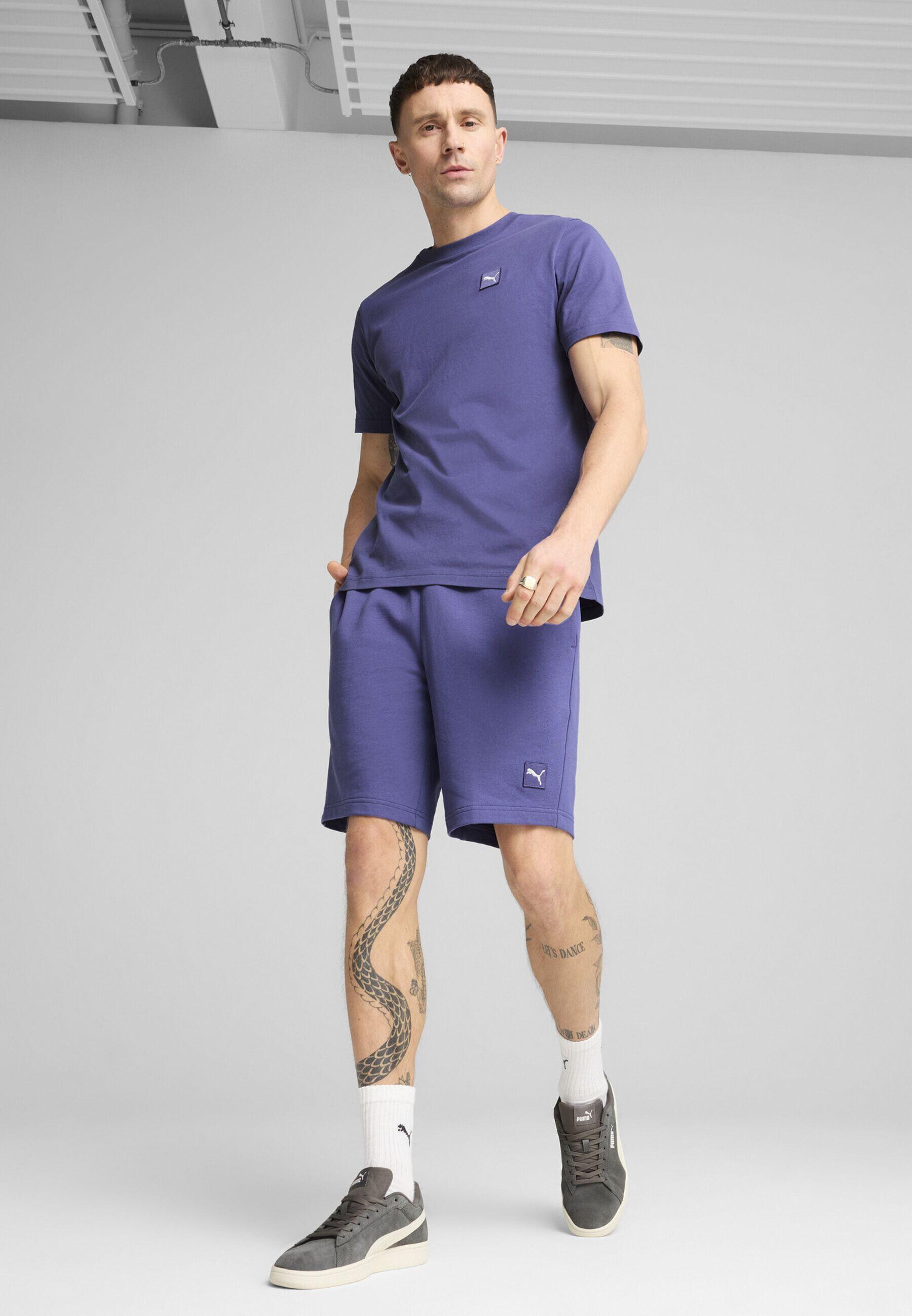 Essentials Elevated T-shirt voor heren PUMA Blue Crystal 2/7