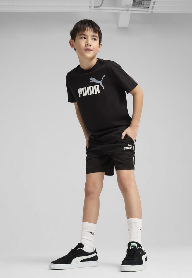 Młodzieżowa koszulka Essentials Colour z logo No.1 PUMA Black