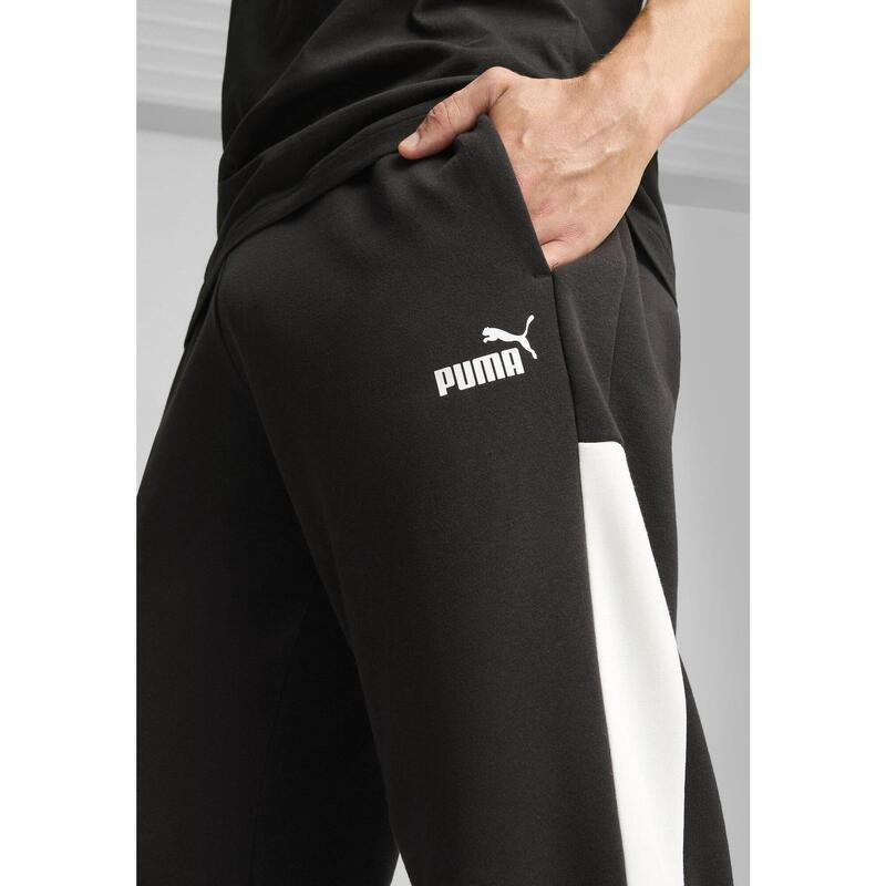 Męskie spodnie dresowe Around The Block PUMA Black