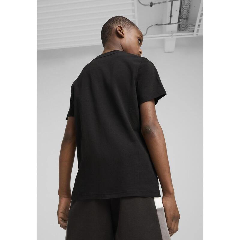 Młodzieżowa koszulka Essentials Block PUMA Black