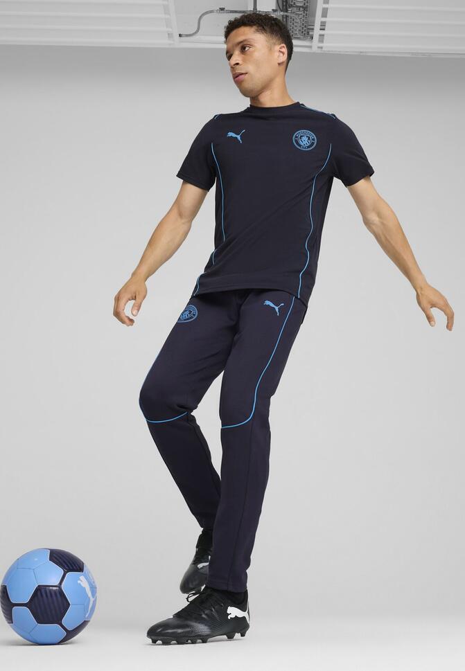 Męskie spodnie Casuals Manchester City PUMA New Navy Magic Blue
