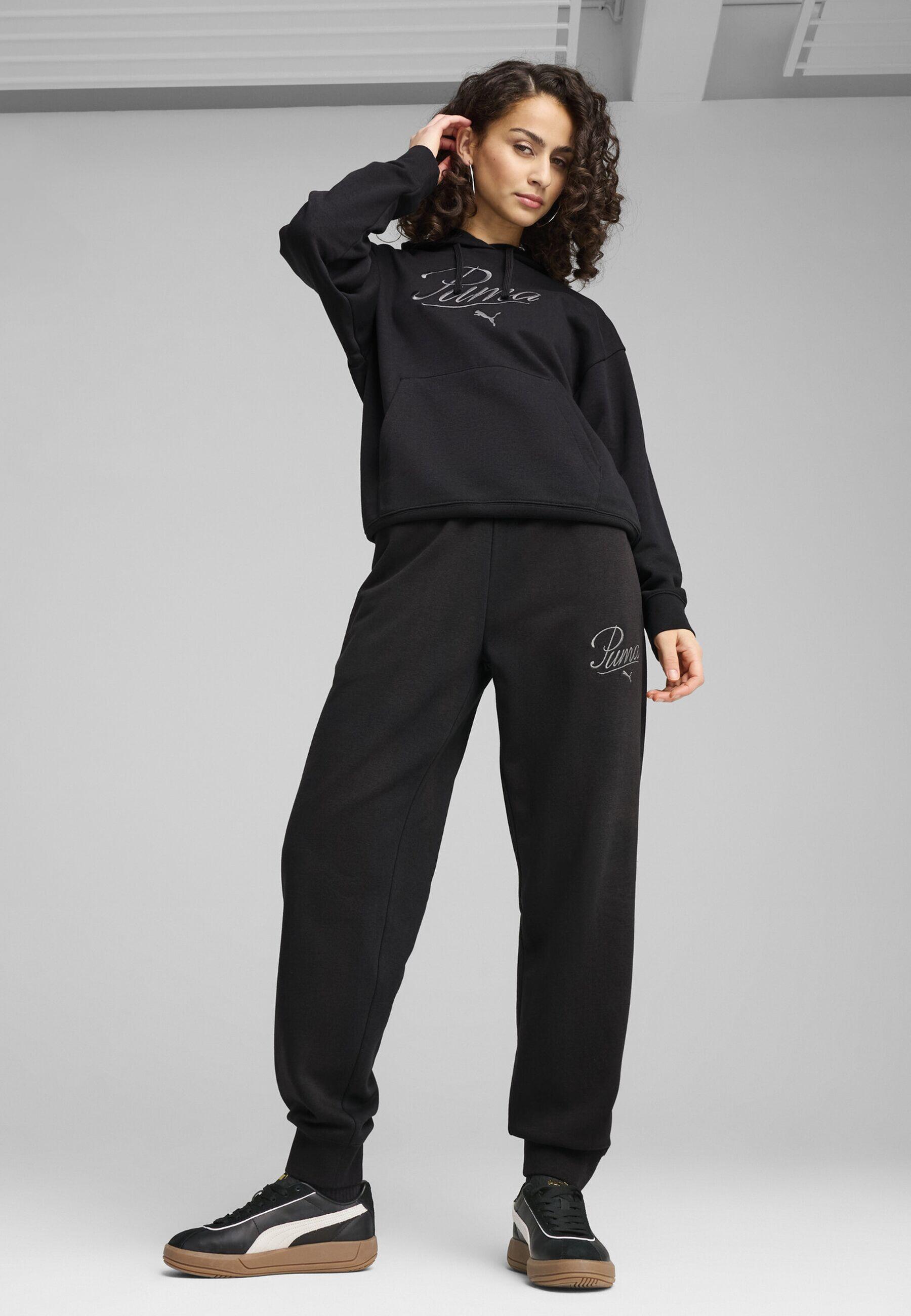 Pantaloni da tuta ESS SCRIPT Comfort da donna PUMA Black 7/7