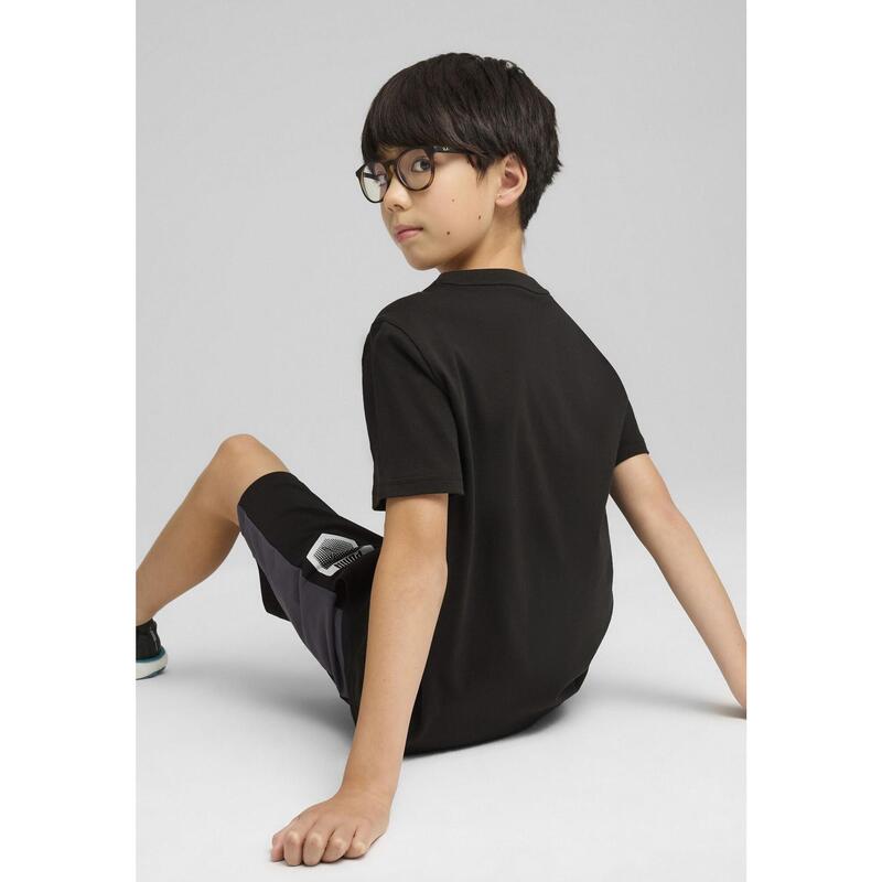 Młodzieżowa koszulka Active Sports z grafiką PUMA Black