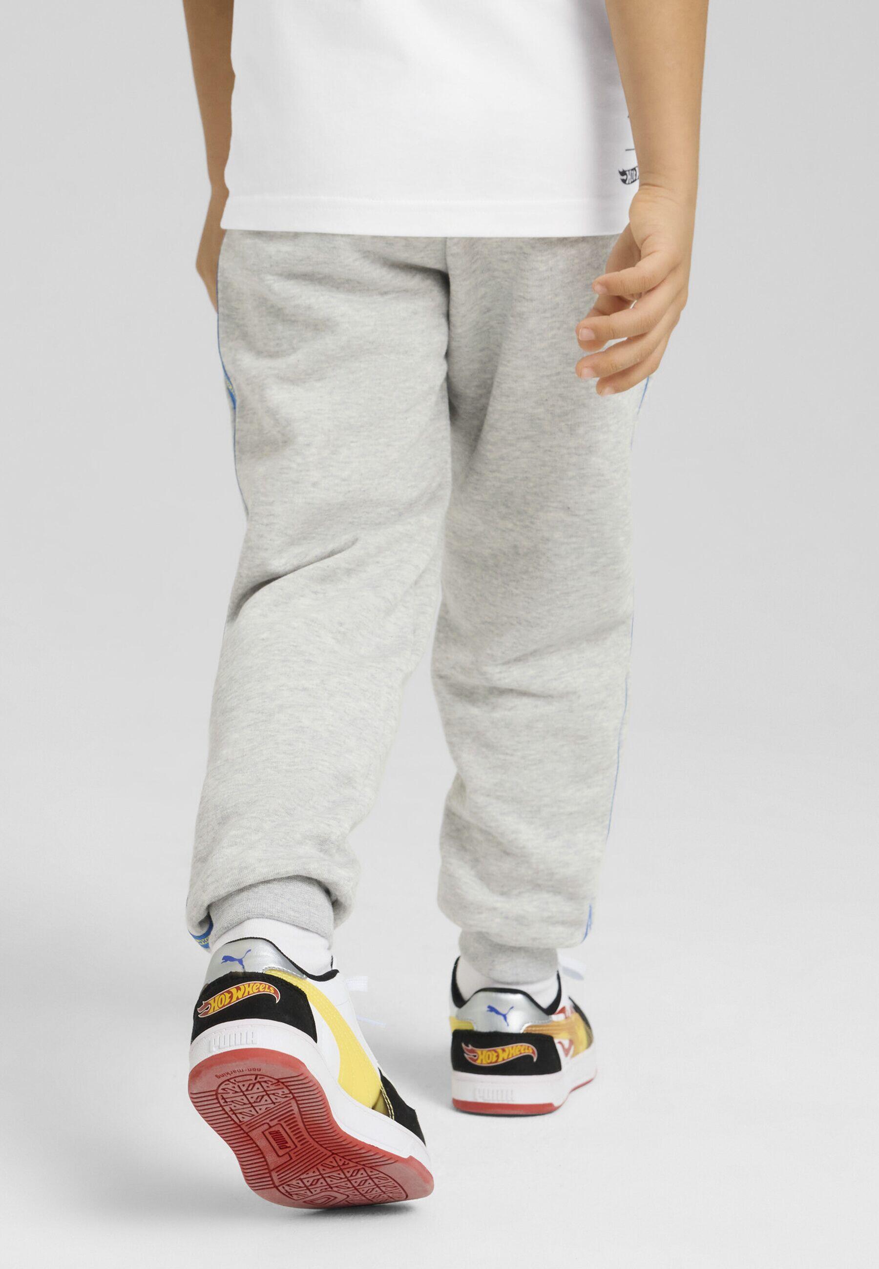 Pantaloni della tuta PUMA x HOT WHEELS™ per bambini PUMA Light Gray Heather 7/7