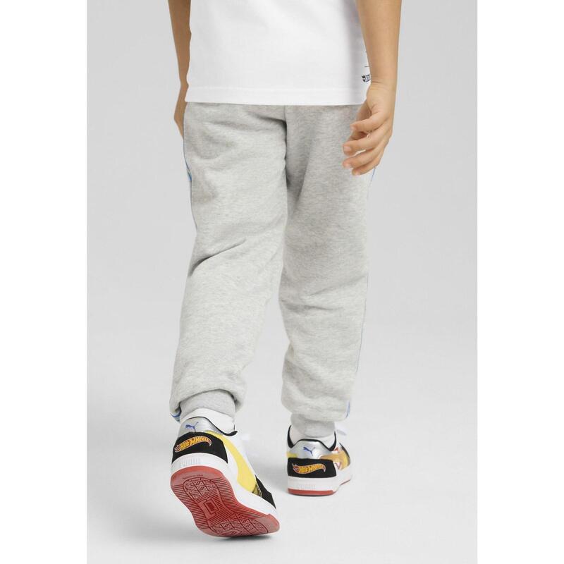 Pantalon copii cu dungi decorative Hot Wheels PUMA Light Gray Heather