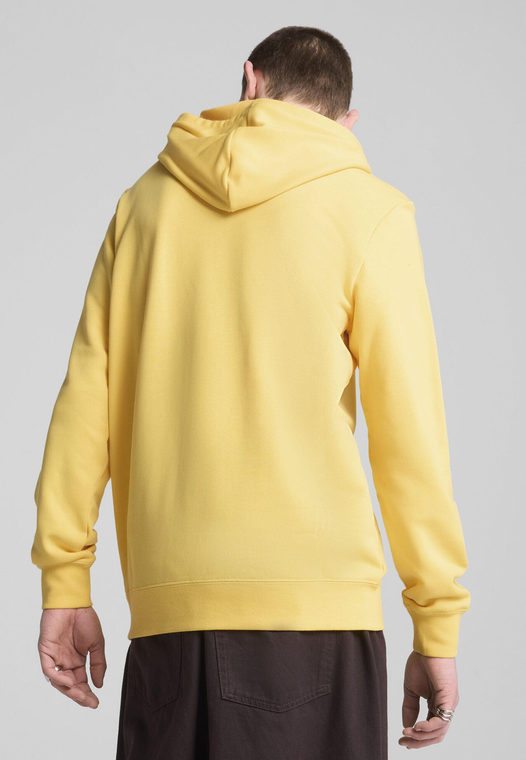 Felpa con cappuccio con logo Essentials bicolore N. 1 da uomo PUMA Sunny Yellow 6/7