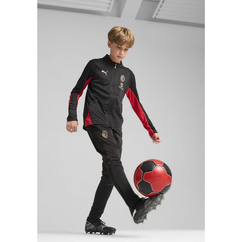 AC Milán Tréninkové kalhoty Mládež PUMA Black For All Time Red