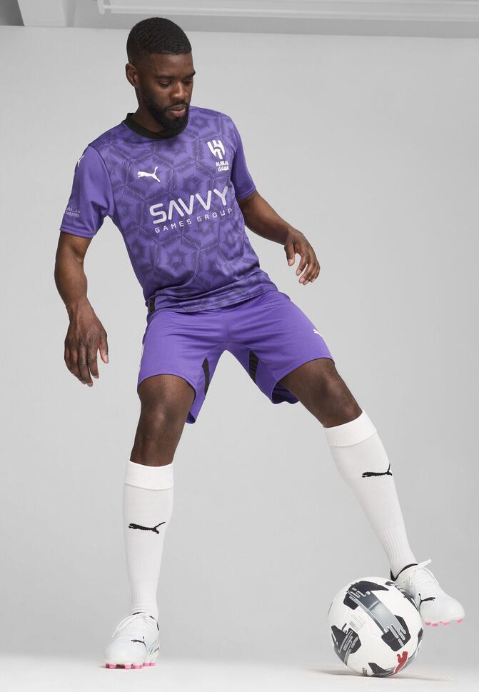Męska koszulka Al Hilal Saudi F.C. 24/25 PUMA Team Violet Black Purple