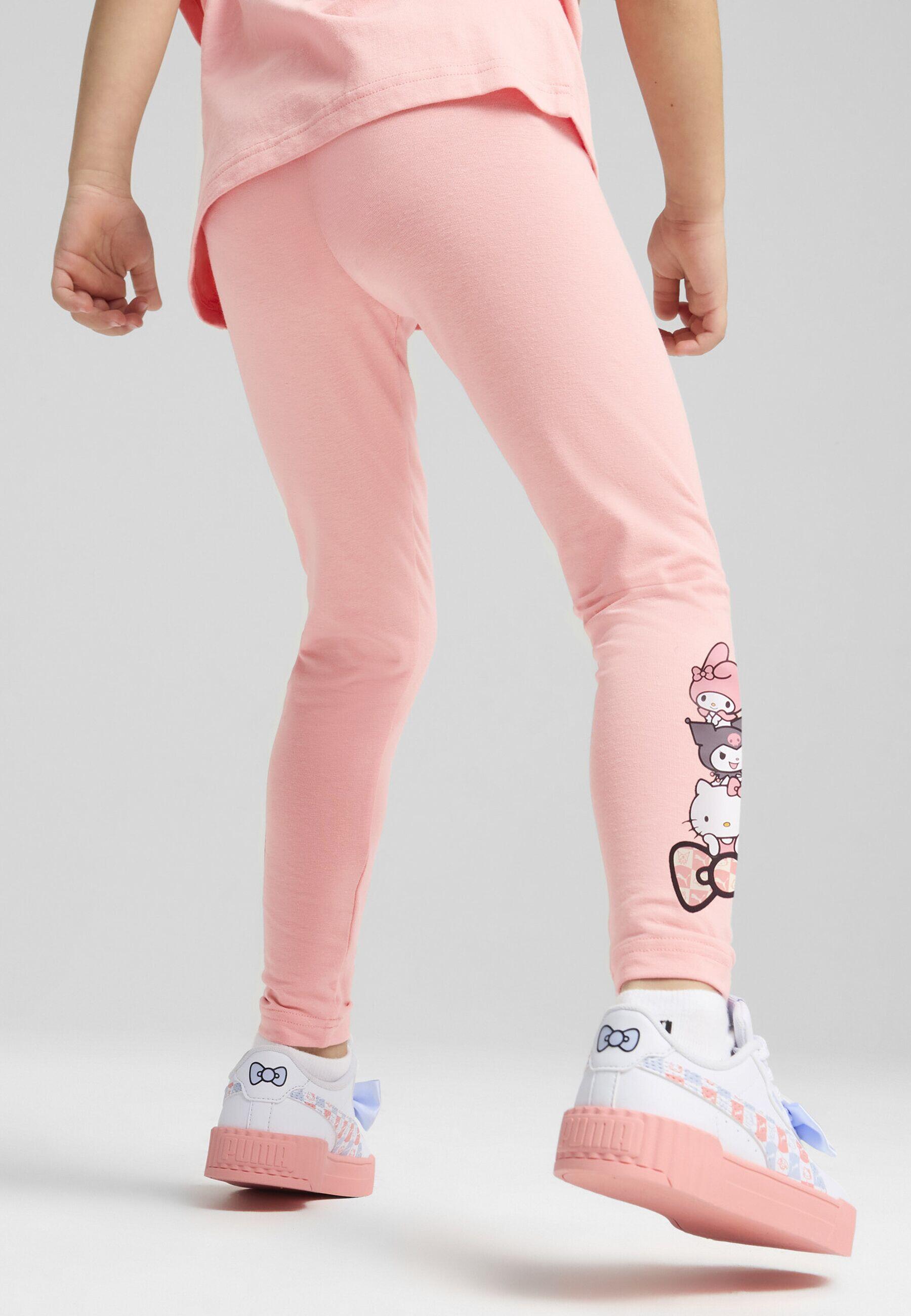 Leggings a vita alta PUMA x HELLO KITTY AND FRIENDS per bambina PUMA Pink Fruit 7/7