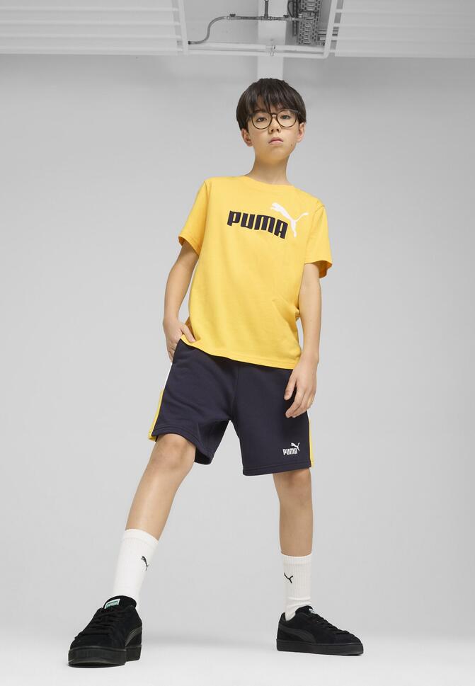 Młodzieżowe szorty Essentials Block PUMA New Navy Blue