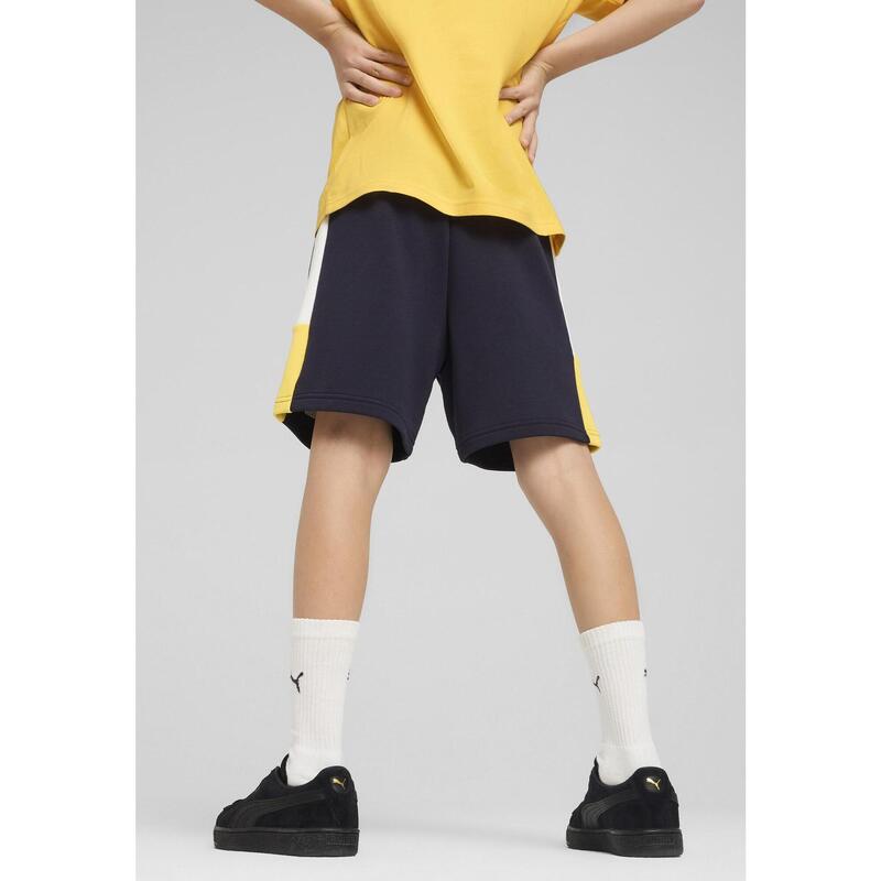 Młodzieżowe szorty Essentials Block PUMA New Navy Blue