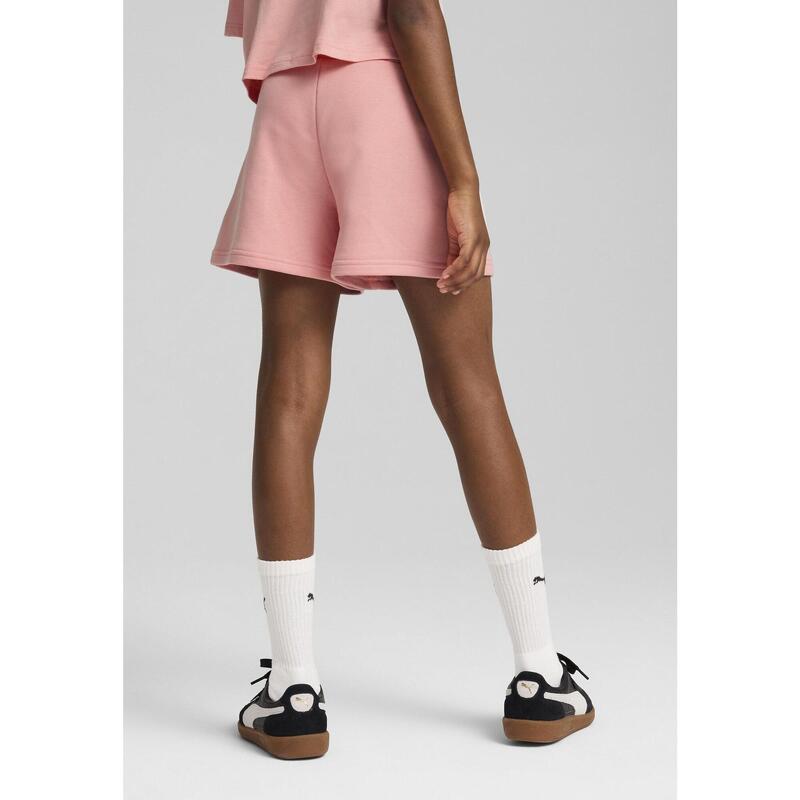 Młodzieżowe szorty ESS z małym logo No. 1 PUMA Pink Fruit