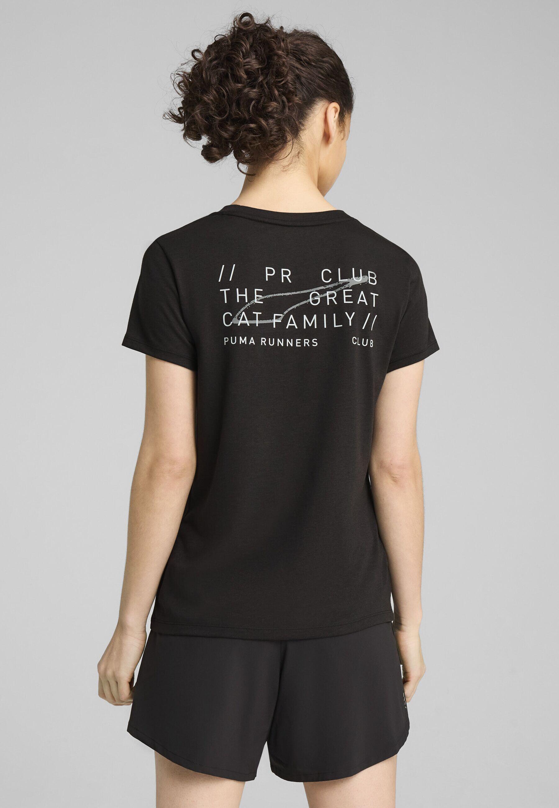 PUMA T-shirt da running grafica Club da donna PUMA Black