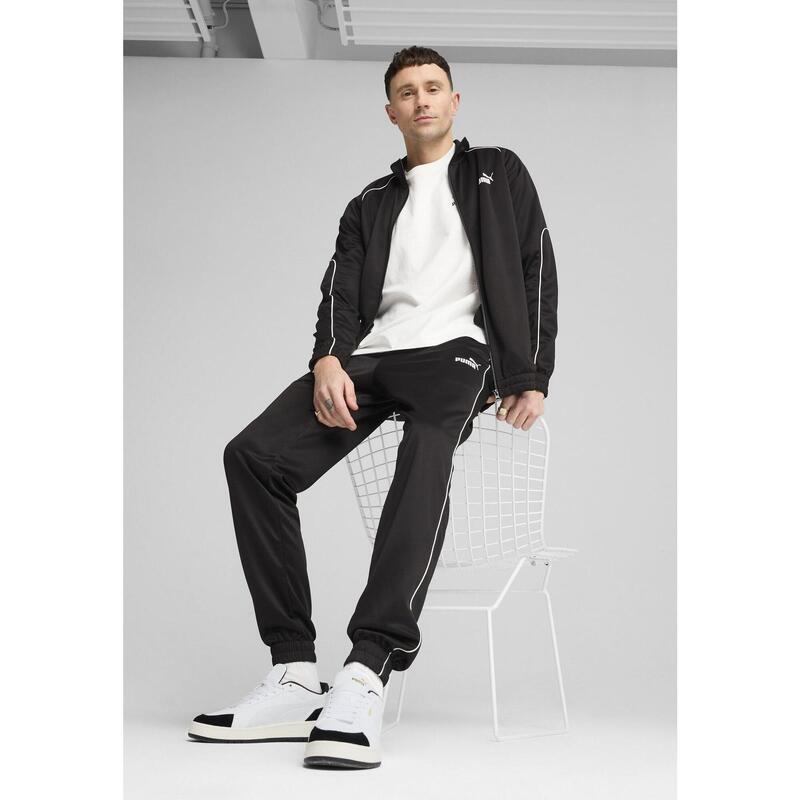 Męskie spodnie z poliestru PUMA Sport PUMA Black