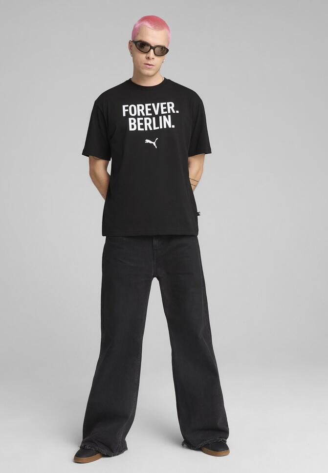 Męska koszulka Concept 2 Berlin o luźnym kroju PUMA Black