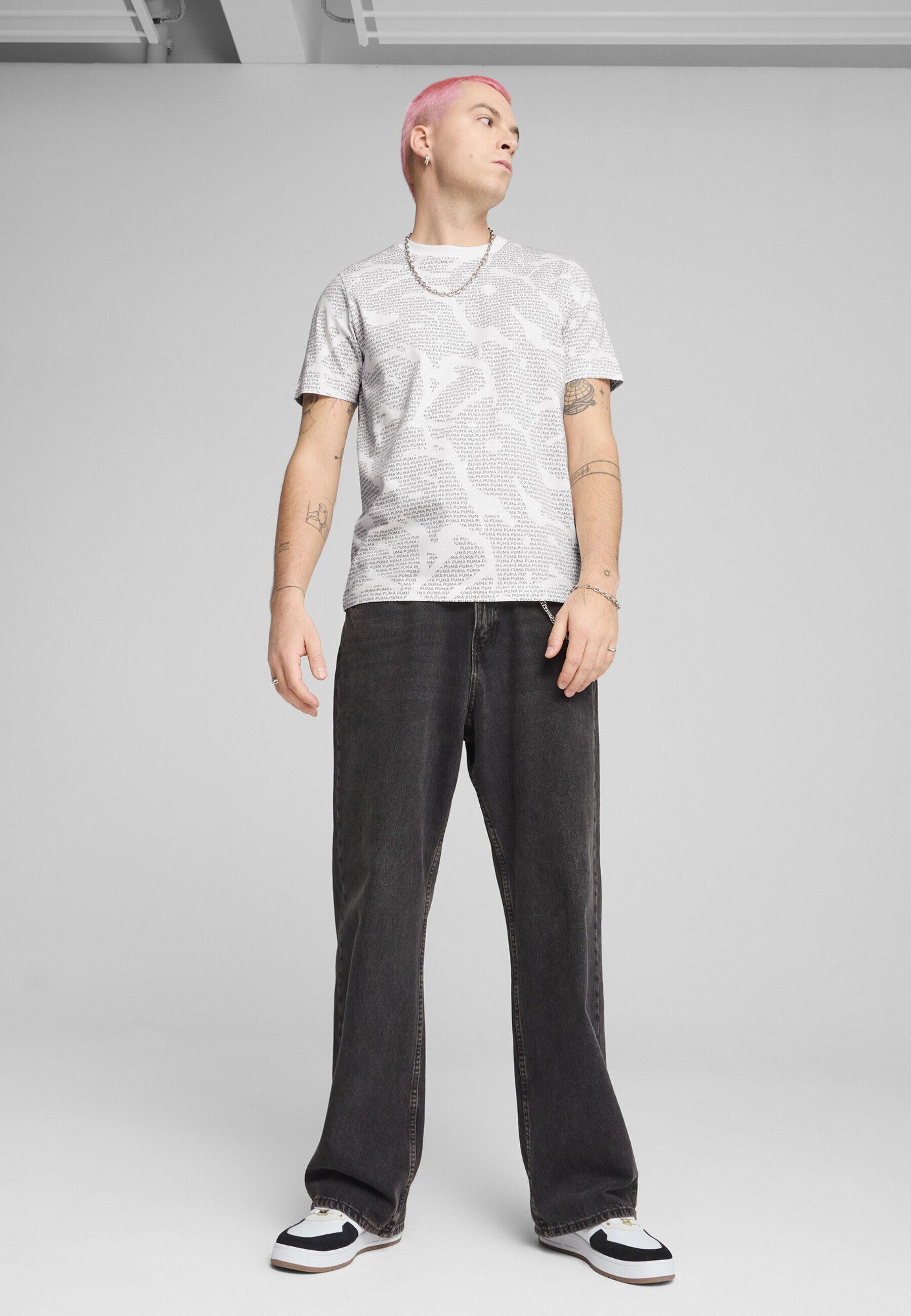Camiseta Essentials Logo Lab Hombre PUMA White 7/7