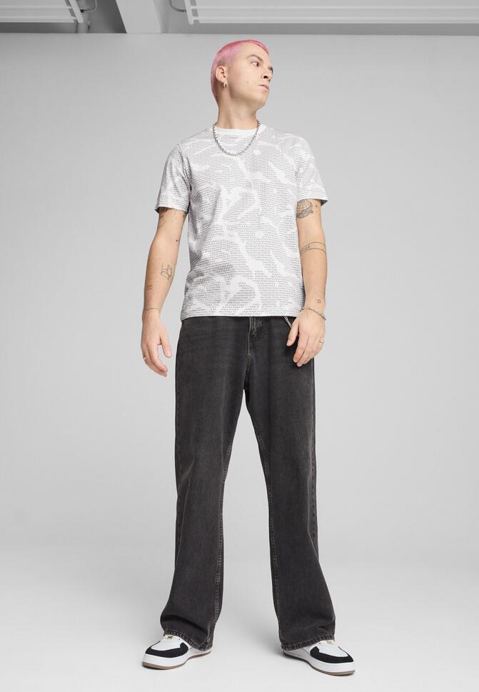 Męska koszulka Essentials Logo Lab PUMA White