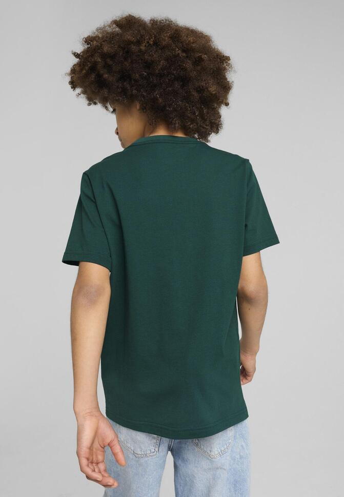 Młodzieżowa koszulka Mid 90s z grafiką PUMA Dark Myrtle Green