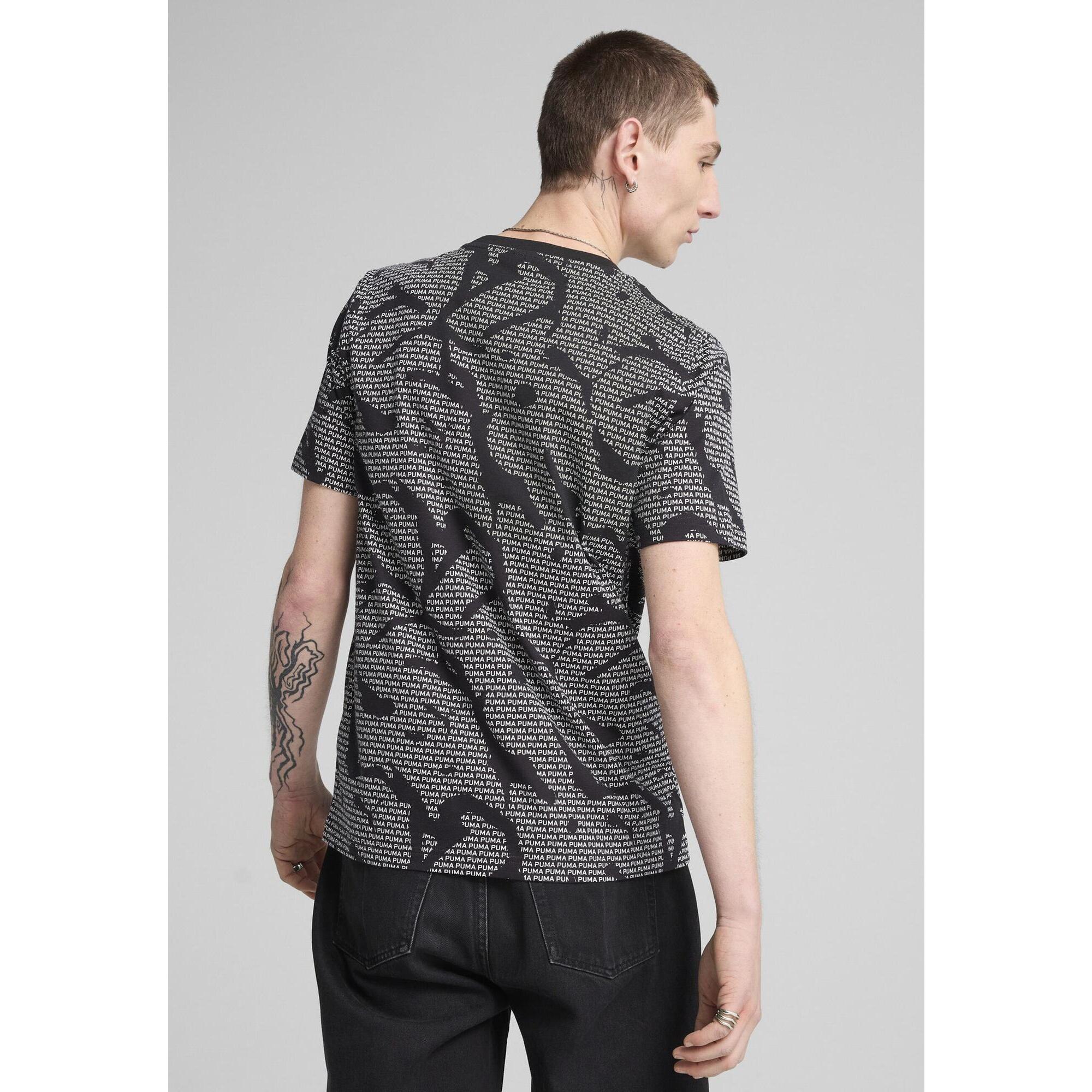 Męska koszulka Essentials Logo Lab PUMA Black