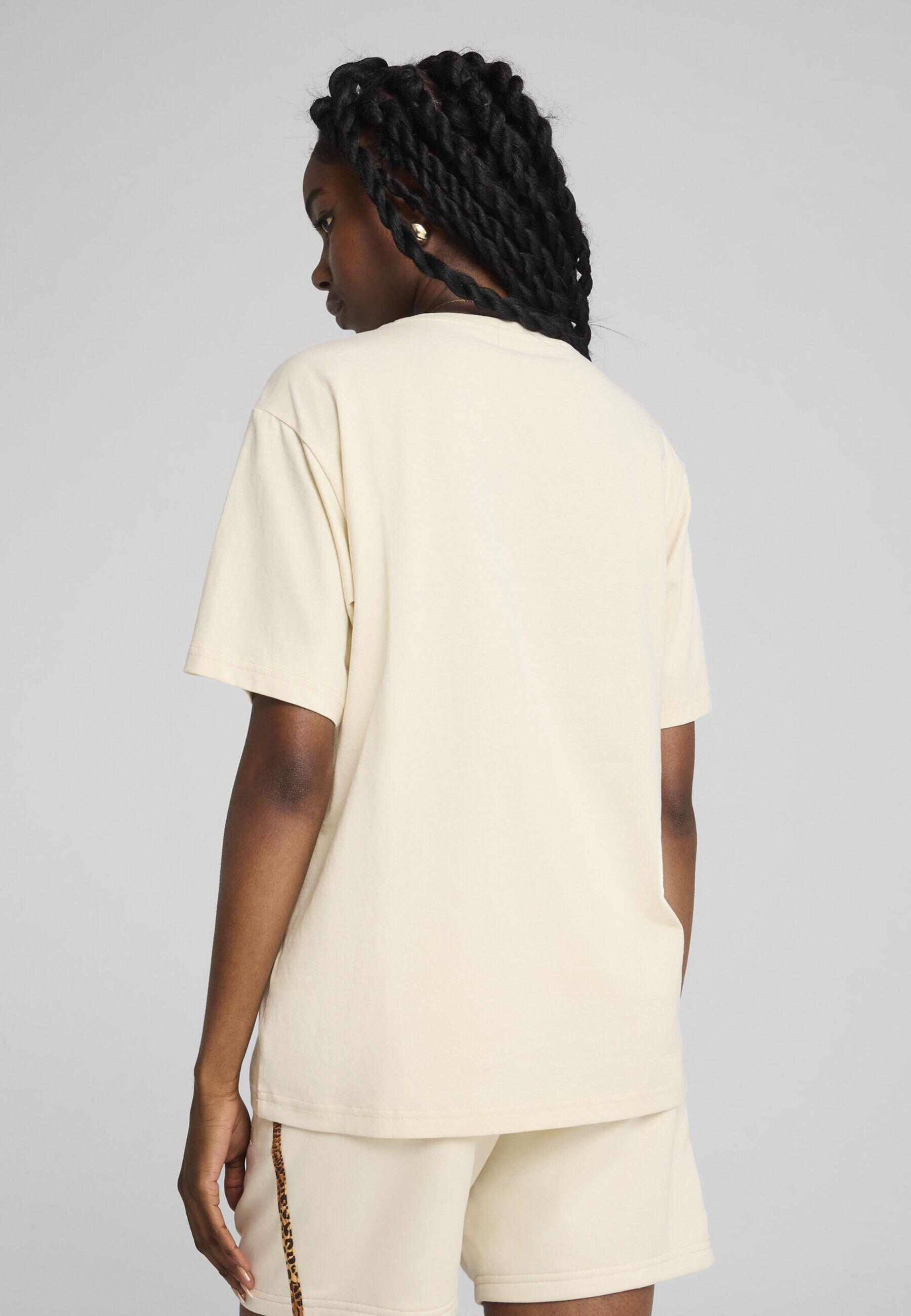 Essentials Graphic Animal Relaxed T-Shirt Damen PUMA Alpine Snow White 2/7