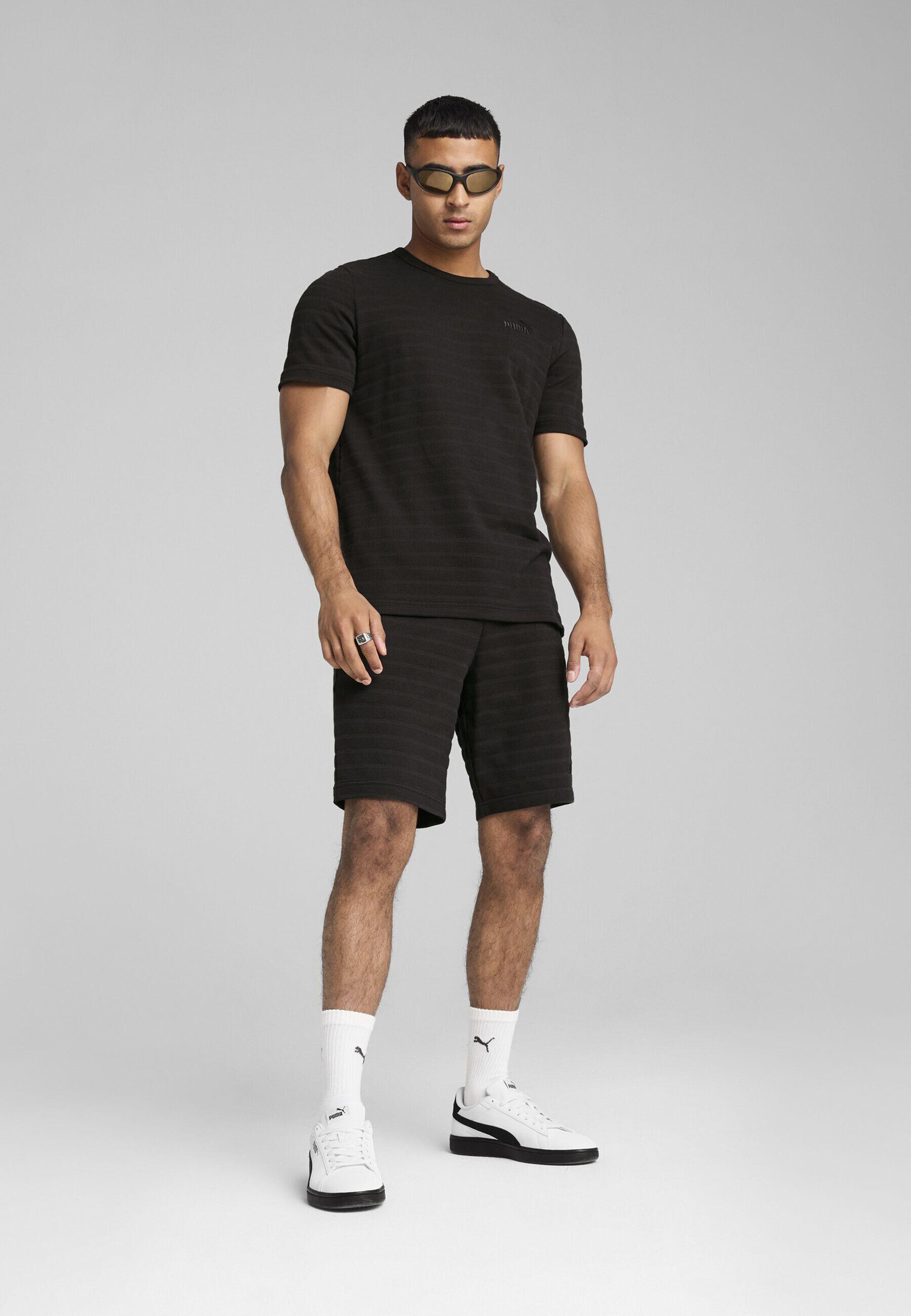 T-shirt structuré Essentials Elevated PUMA Black 7/7