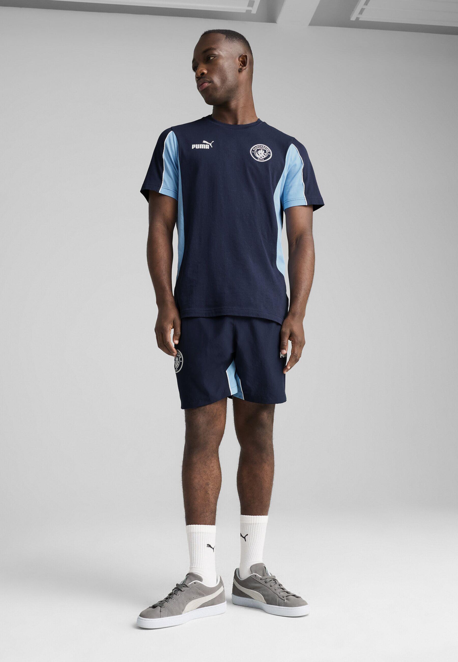 T-shirt Manchester City ftblARCHIVE Homme PUMA Navy Team Light Blue 7/7