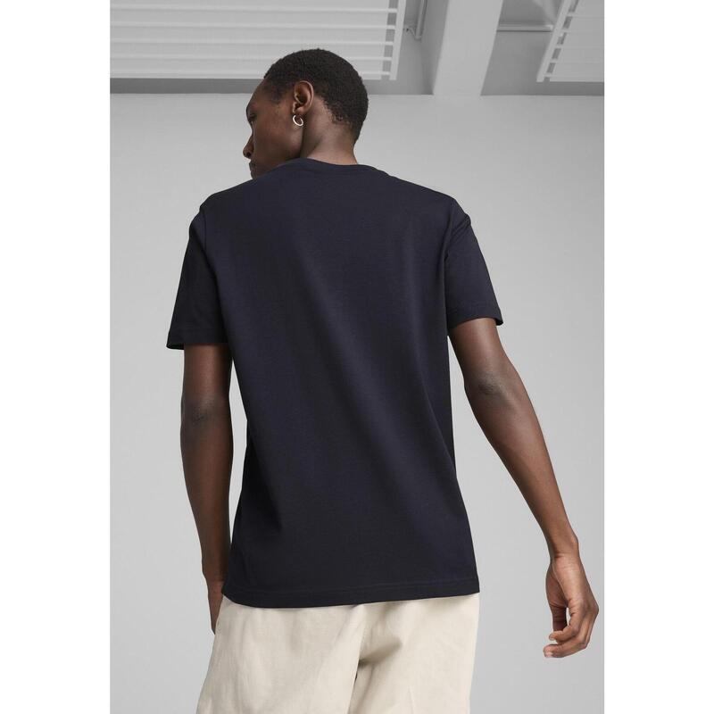 Tricou fitness bărbați Graphics Mountain bleumarin PUMA New Navy Blue