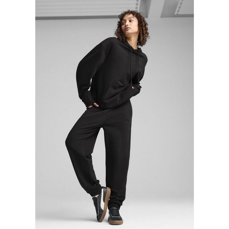 Damskie wygodne spodnie dresowe z wysokim stanem HER PUMA Black