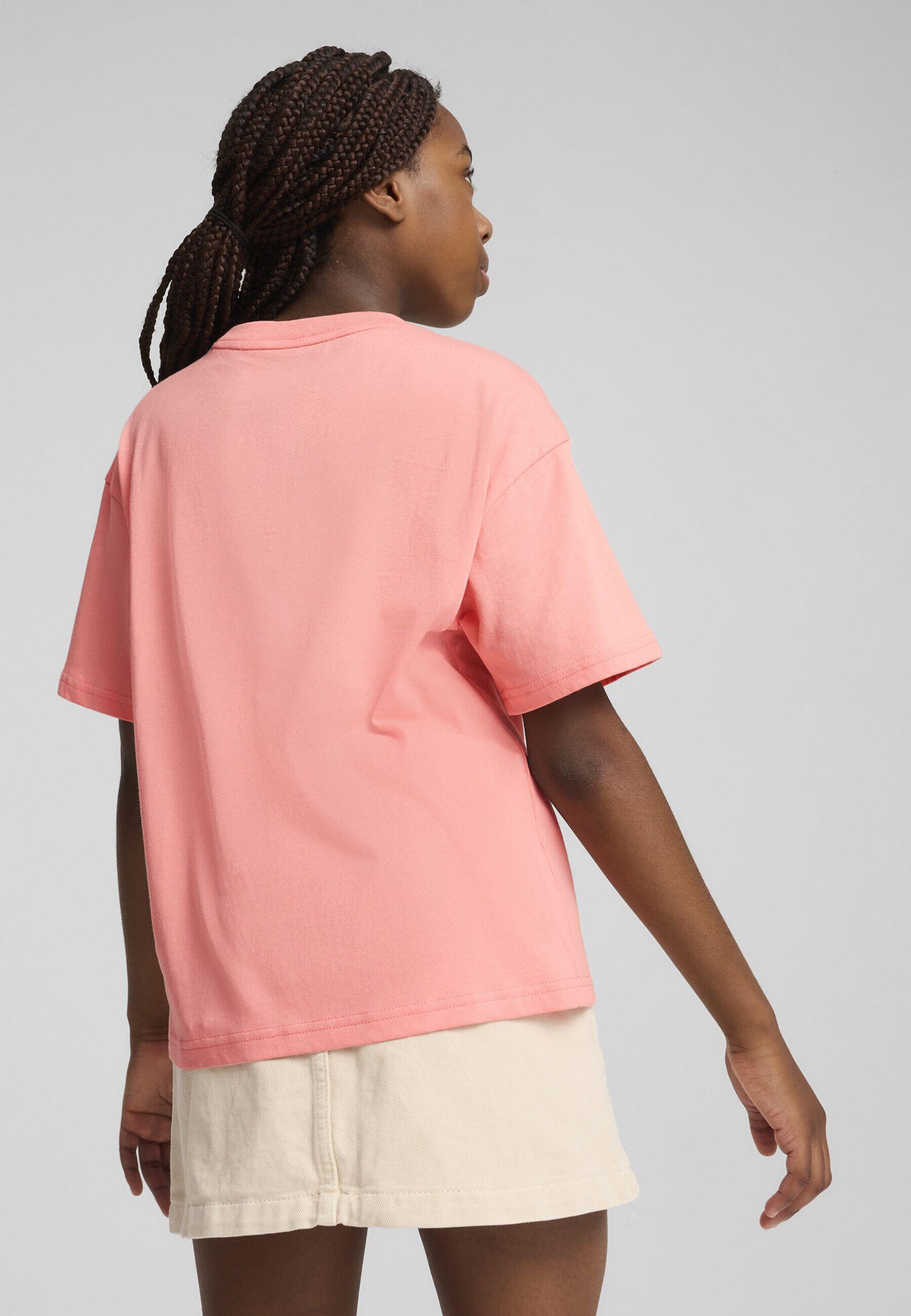 T-shirt boxy Essentials per ragazzi PUMA Pink Fruit 6/7