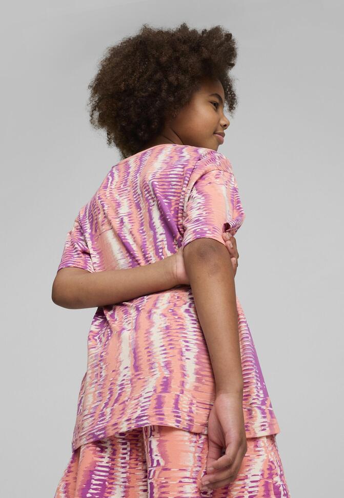 Młodzieżowa koszulka Essentials Nature 2.0 PUMA Pink Fruit