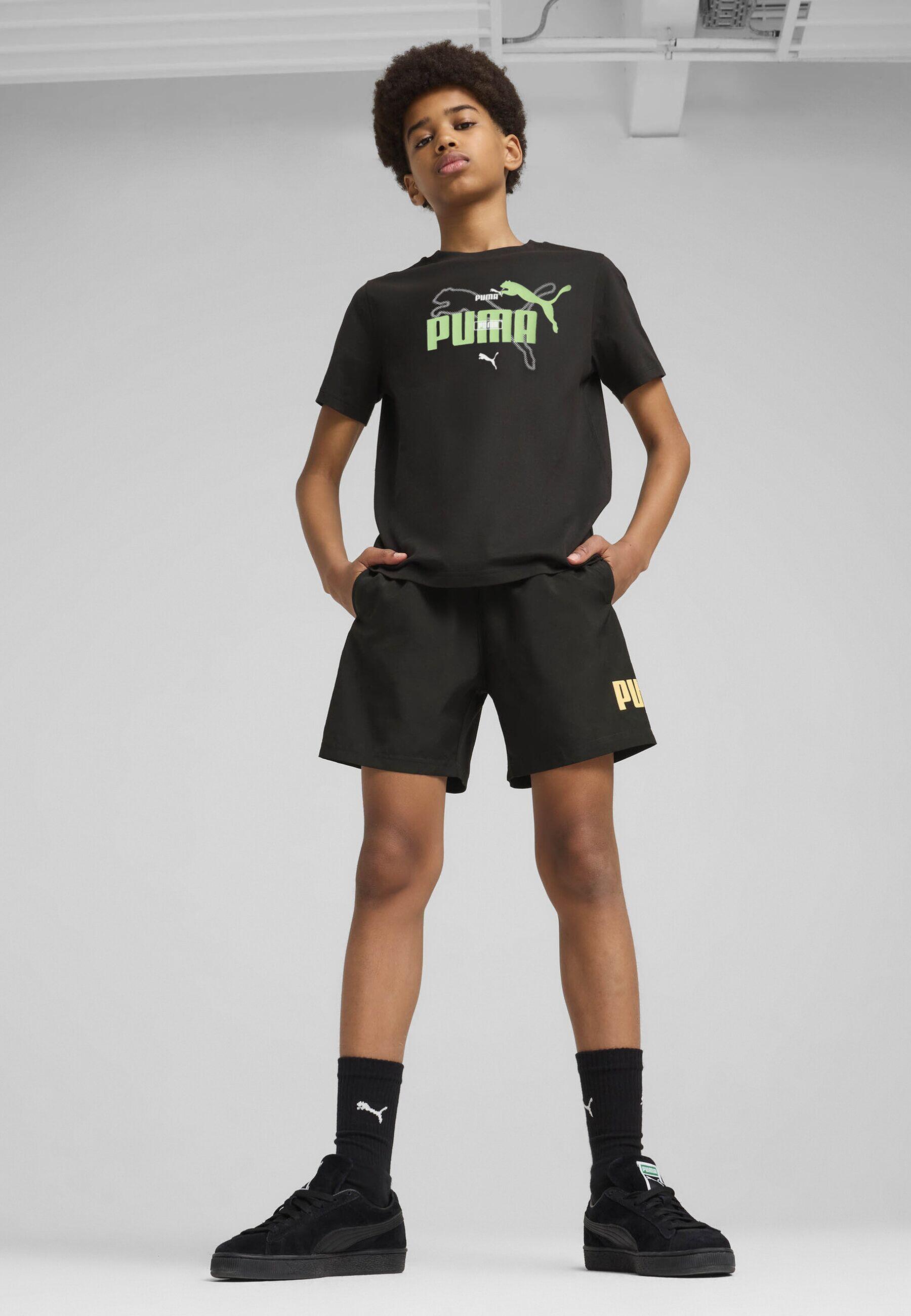 T-shirt con logo Essentials Lab Summer per ragazzi PUMA Black 3/7