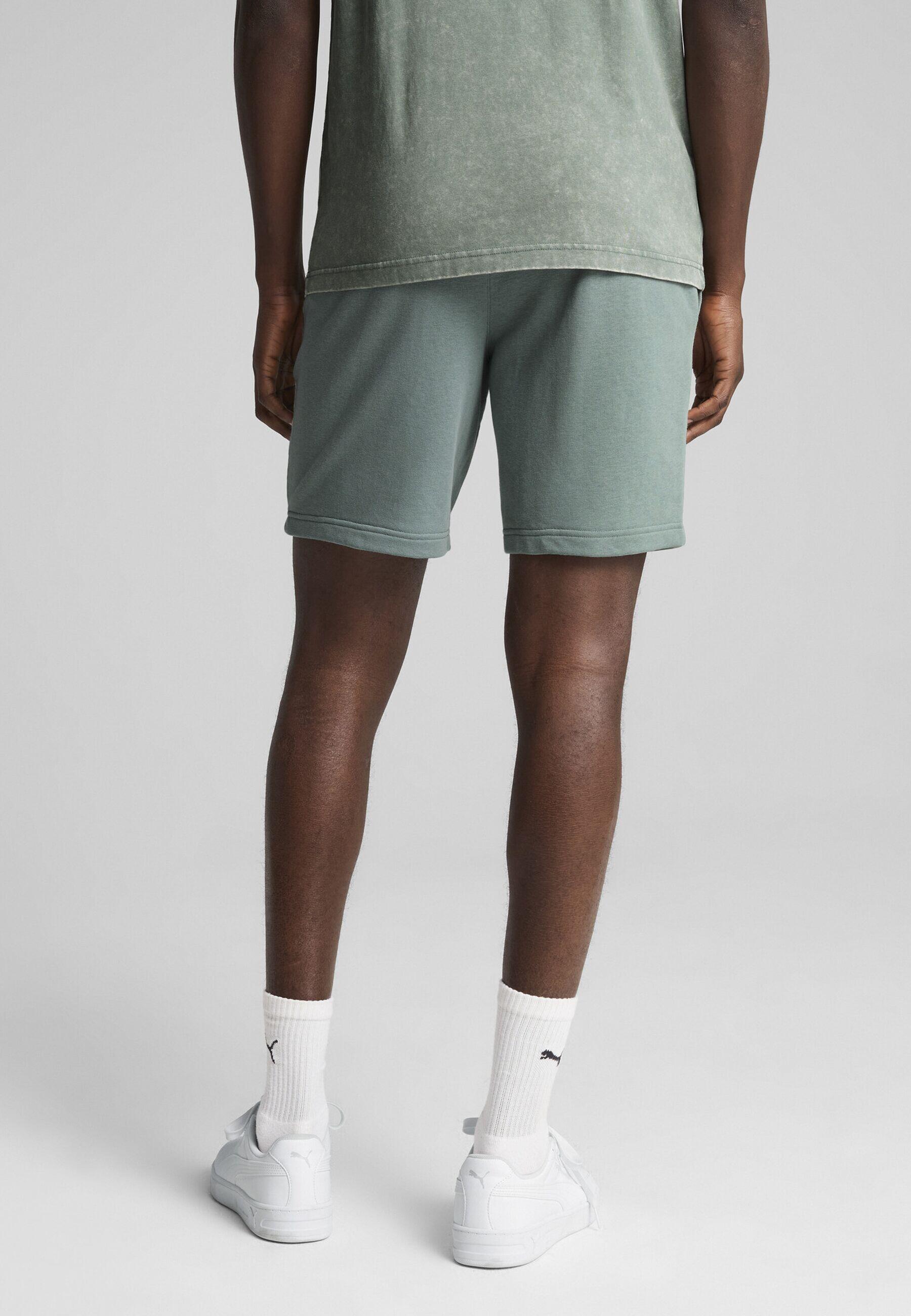 Calções corrida Homem cintura elástica Class 8" Shorts PUMA Green Moon 7/7