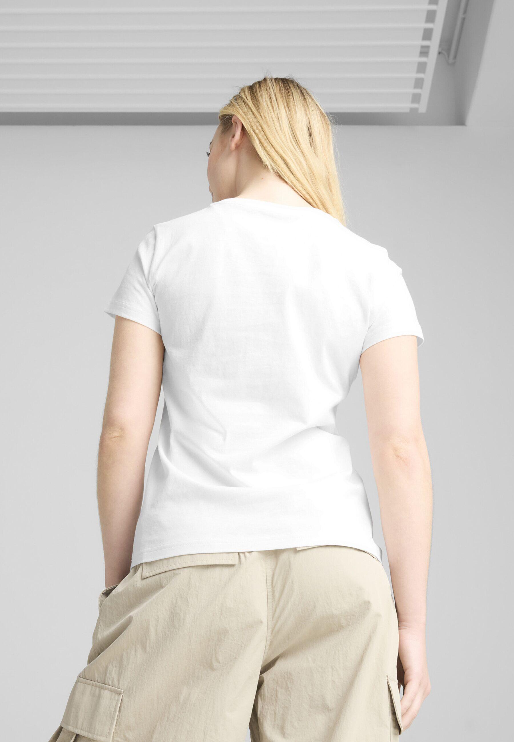 T-shirt à logo Cat fleuri GRAPHICS Femme PUMA White 7/7
