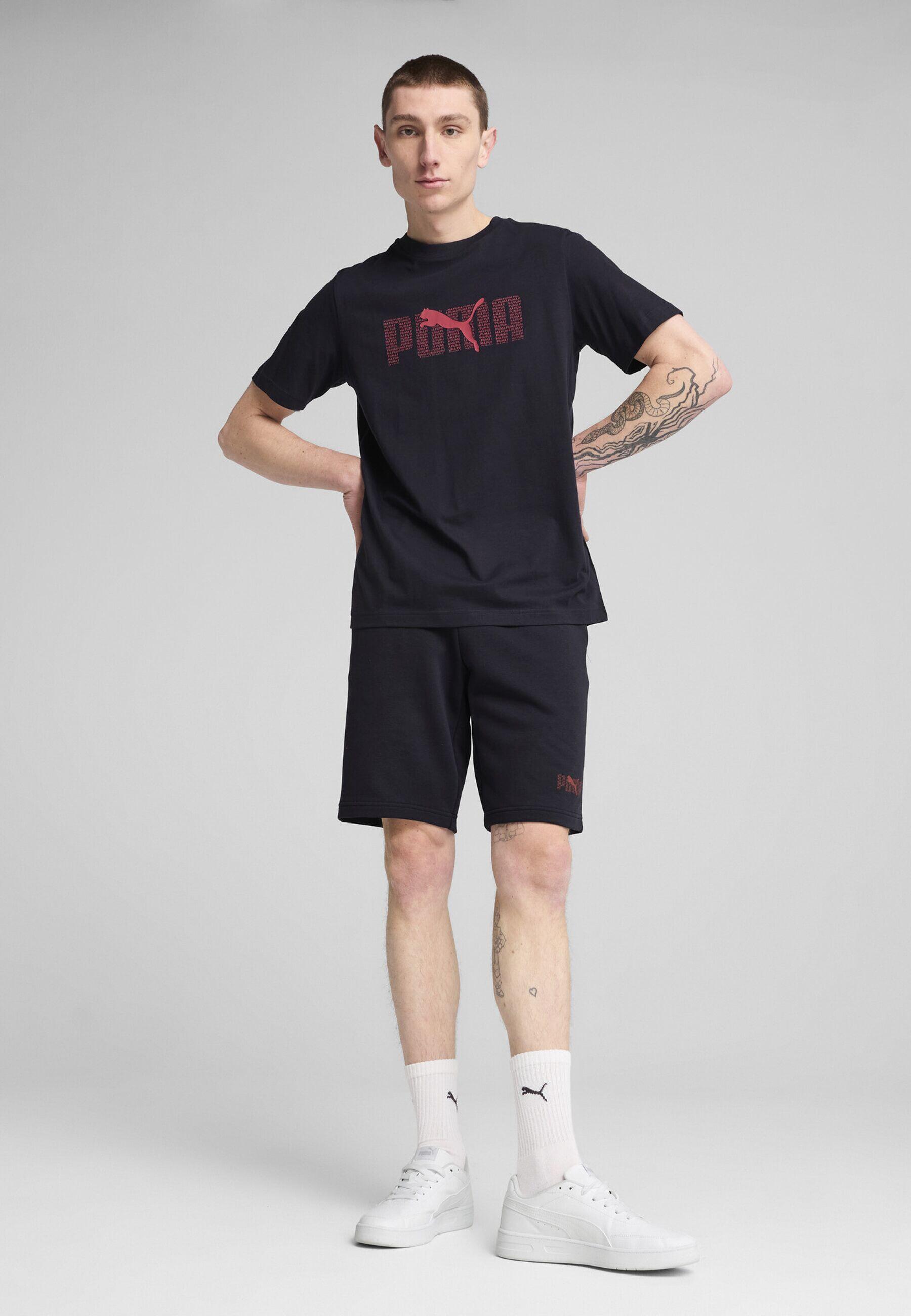 T-shirt Essentials con logo Lab da uomo PUMA New Navy Blue 7/7