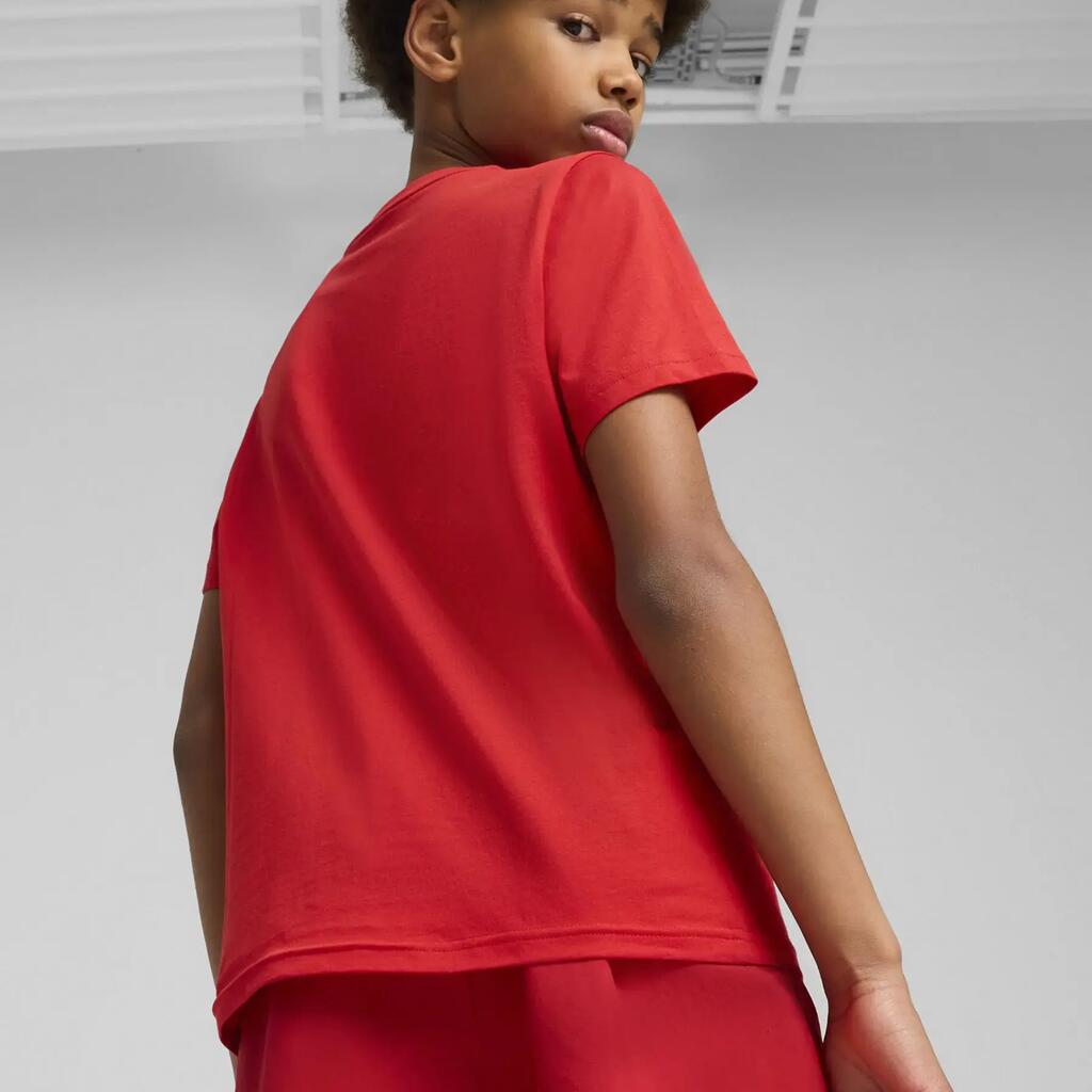 T-shirt Puma Ess Logo Lab Summer Tee B, Red, Kids