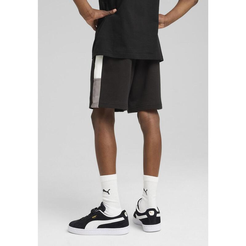 Młodzieżowe szorty Essentials Block PUMA Black