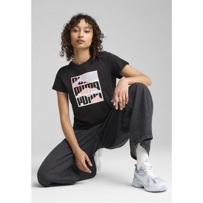 Damska koszulka GRAPHICS Mountain PUMA Black