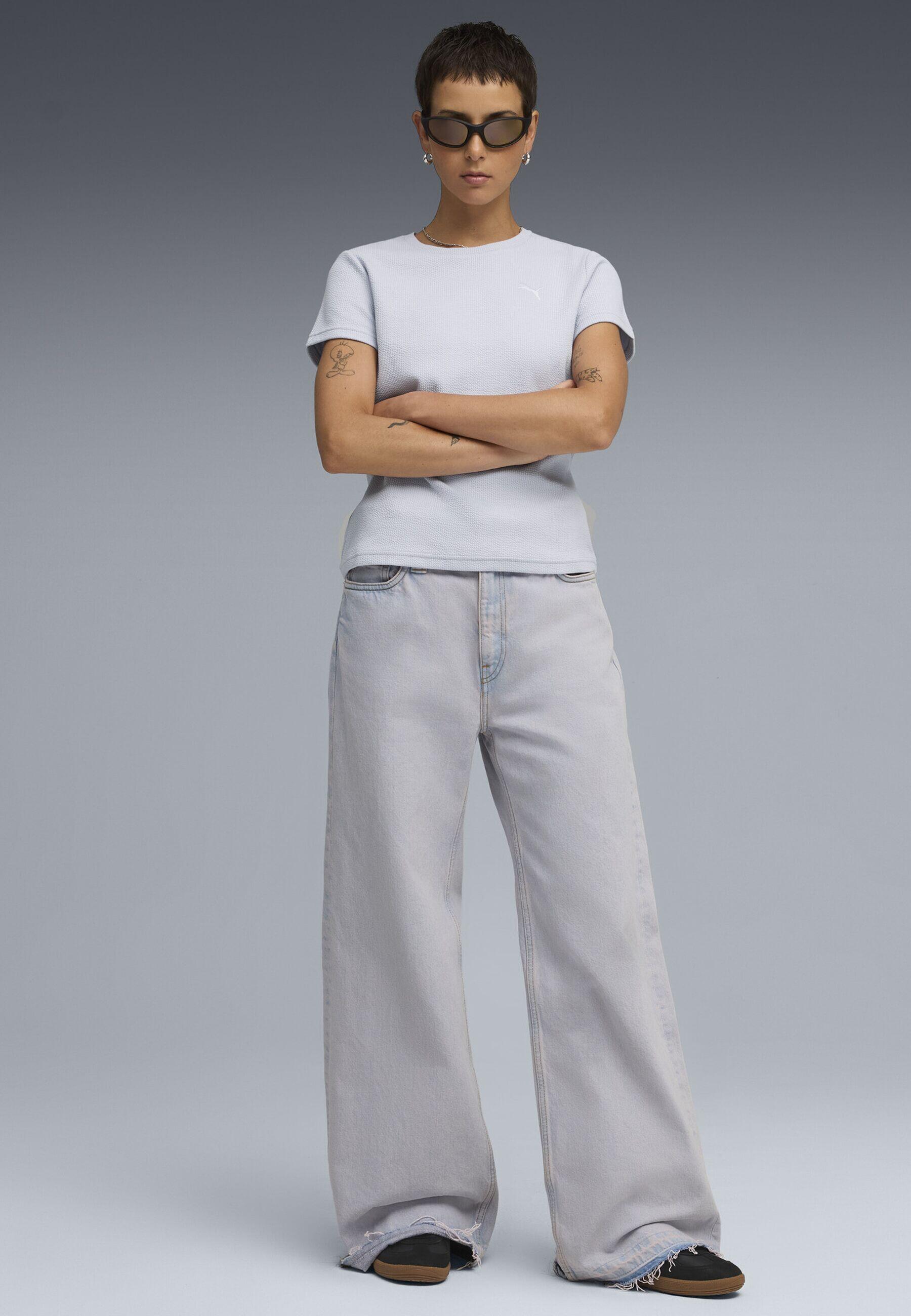 T-shirt HER Femme PUMA Cool Weather Blue 7/7