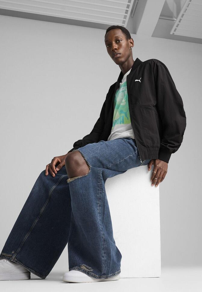 Męska kurtka bomber PUMA Class PUMA Black