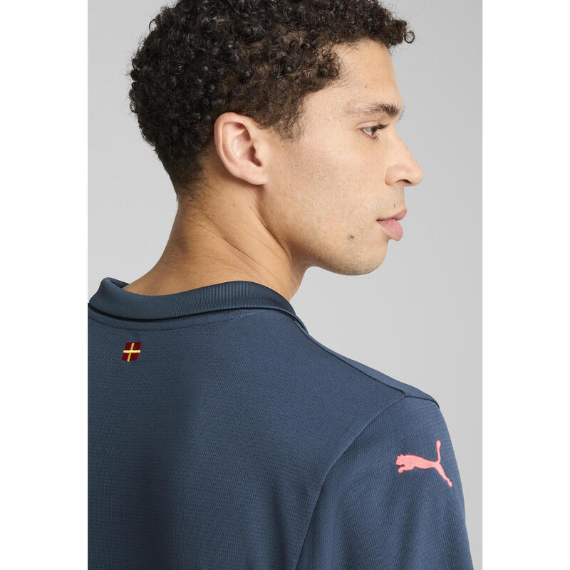 Męska koszulka wyjazdowa Malmö FF PUMA Dark Night Fire Orchid Blue Red