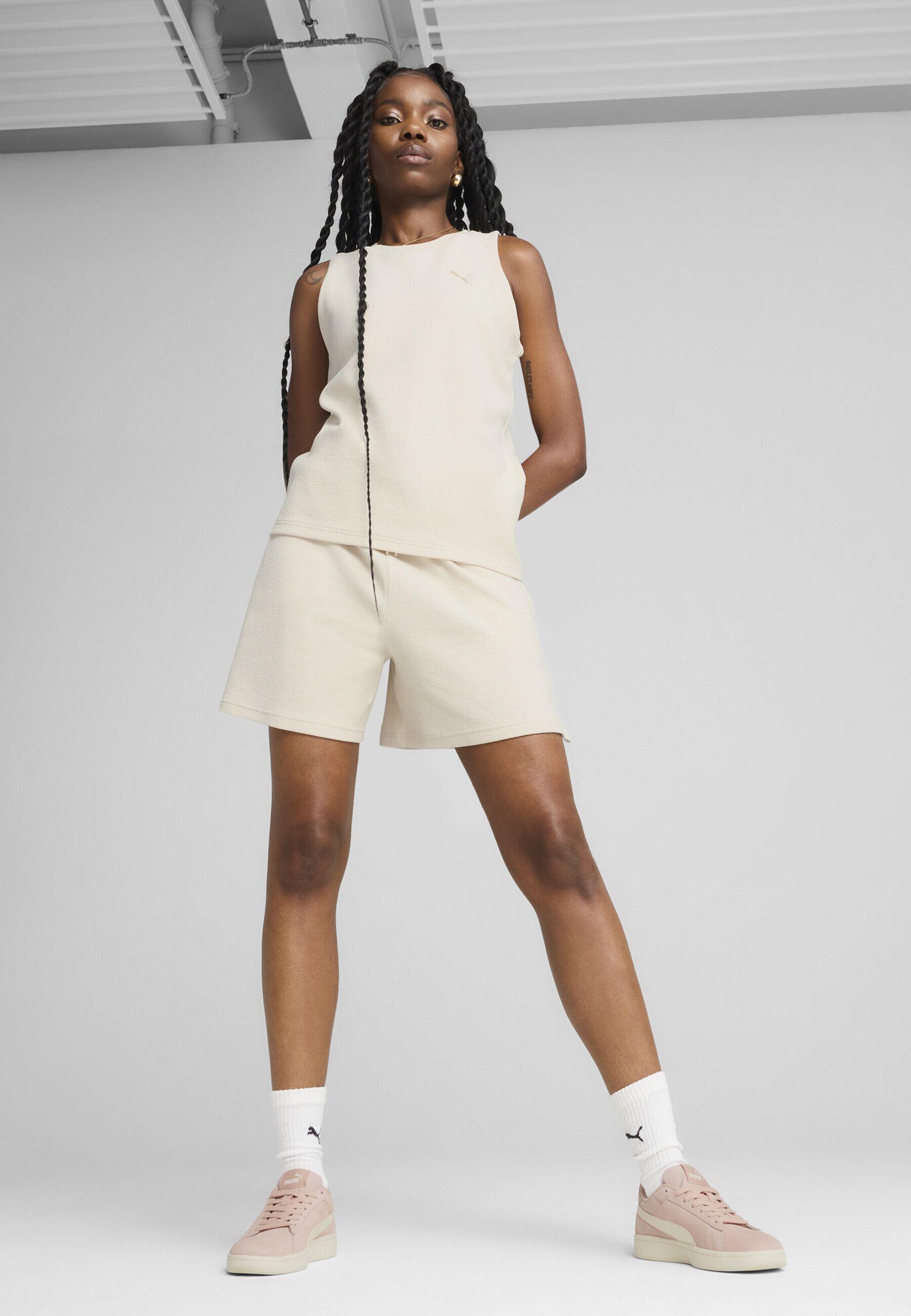HER 5" short met hoge taille voor dames PUMA Alpine Snow White 7/7