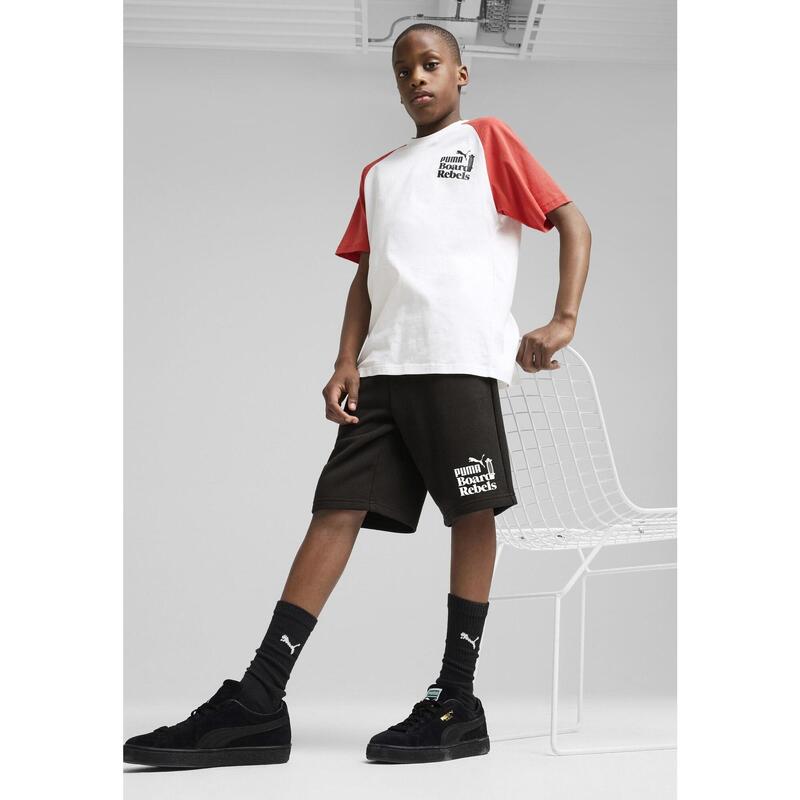 Młodzieżowe długie szorty Mid 90s PUMA Black