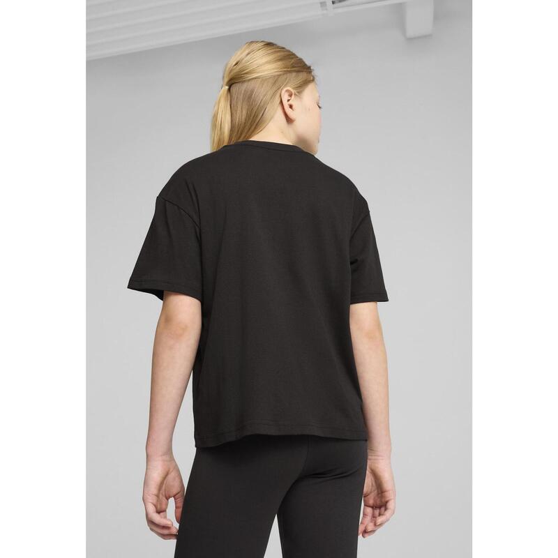 Młodzieżowa koszulka Essentials Boxy PUMA Black